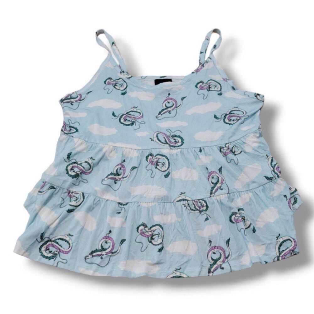 Spirited Away Top Size Medium Studio Ghibli By Her Universe Cami Tank Top Dragon
